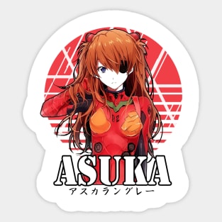Asuka Evangelion Sticker